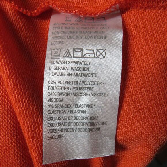 Candace Cameron Bure Lightweight French Terry Y Neck Collared Dress Size Small - Picture 9 of 9